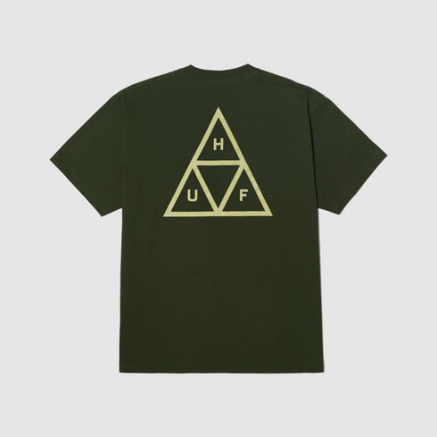 HUF Set Triple Triangle T-Shirt Hunter Green HF13