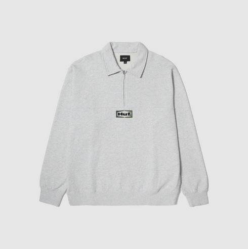 HUF Slate Quarter Zip Fleece Grey HF09
