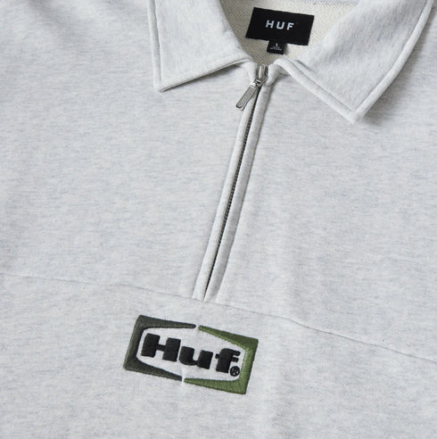 HUF Slate Quarter Zip Fleece Grey HF09