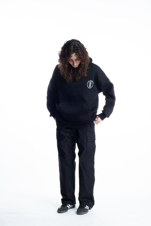 Vintage Bad Attitude Hoodie Black