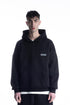 Vintage Embroidery Logo Hoodie Black