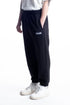 Vintage Embroidery Logo Pants Black