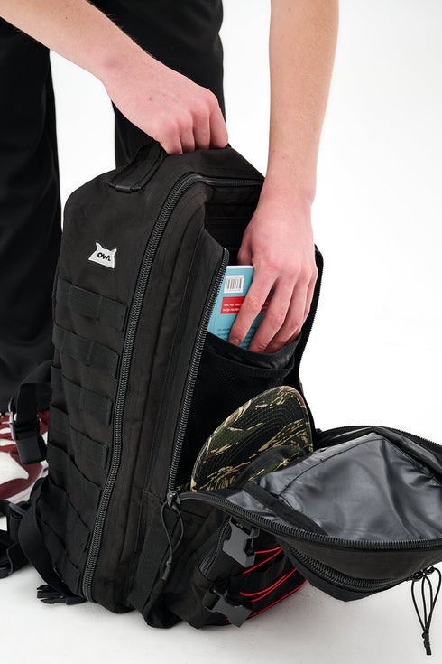 Backpack Black Adventure Owlclothes 0C422