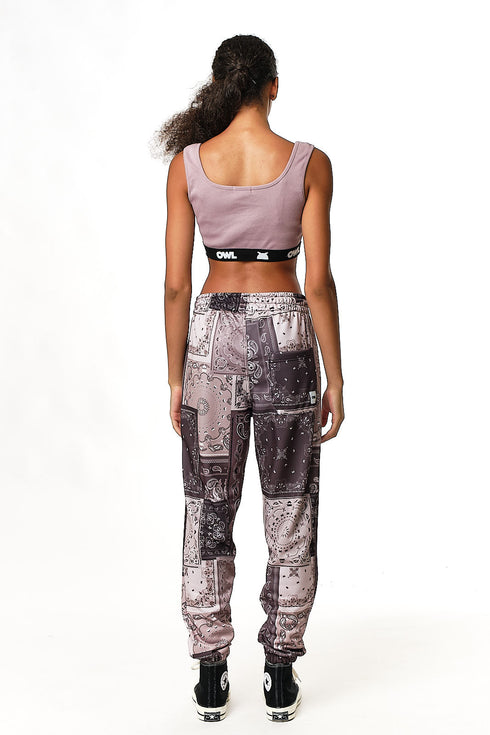 Γκρι Φόρμα Wide Fit Bandana Owl clothes OC376