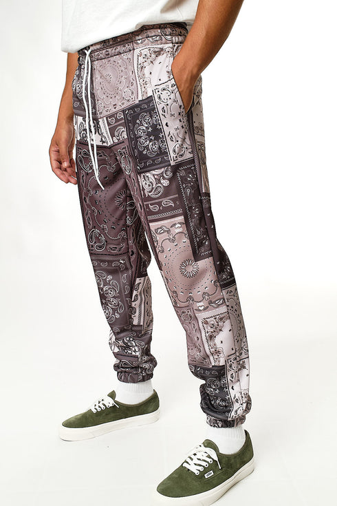 Γκρι Φόρμα Wide Fit Bandana Owl clothes OC376