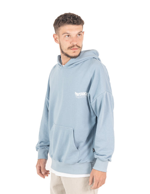 Γαλάζιο Oversized Fit Hoodie Slow Sundays VINTAGE VN72
