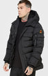 Μαύρο Ανδρικό Parka Μπουφάν SikSilk SS12