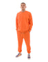 Πορτοκαλί Ανδρική Oversized Φούτερ Χωρίς Κουκούλα Sunset VINTAGE VN48