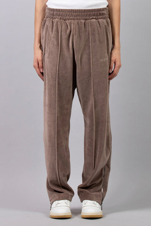 Καφέ Βελουτέ Φόρμα Με Φερμουάρ I'M BRIAN IB70