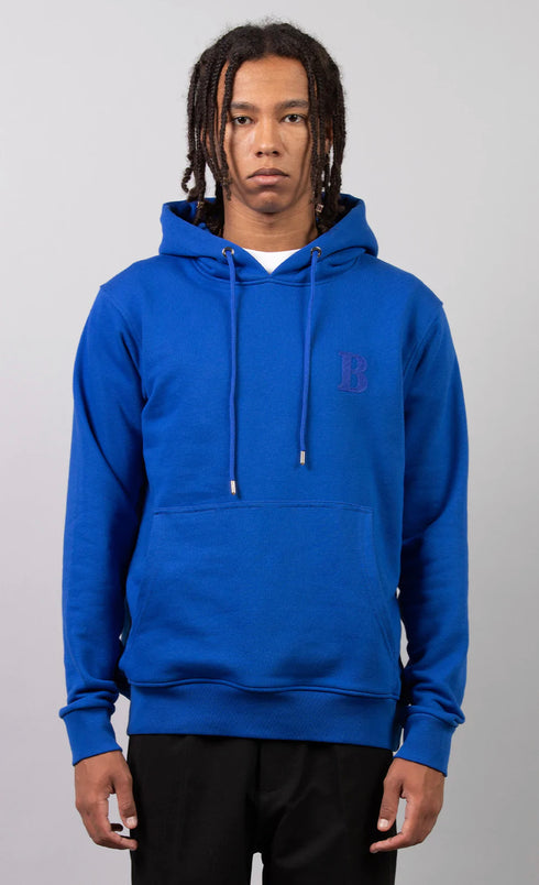 Μπλε Oversized Φούτερ Με Κουκούλα I'MBRIAN IB75